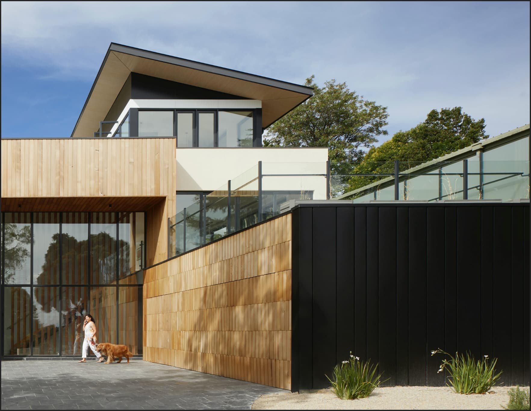 A big modern minimalistic house